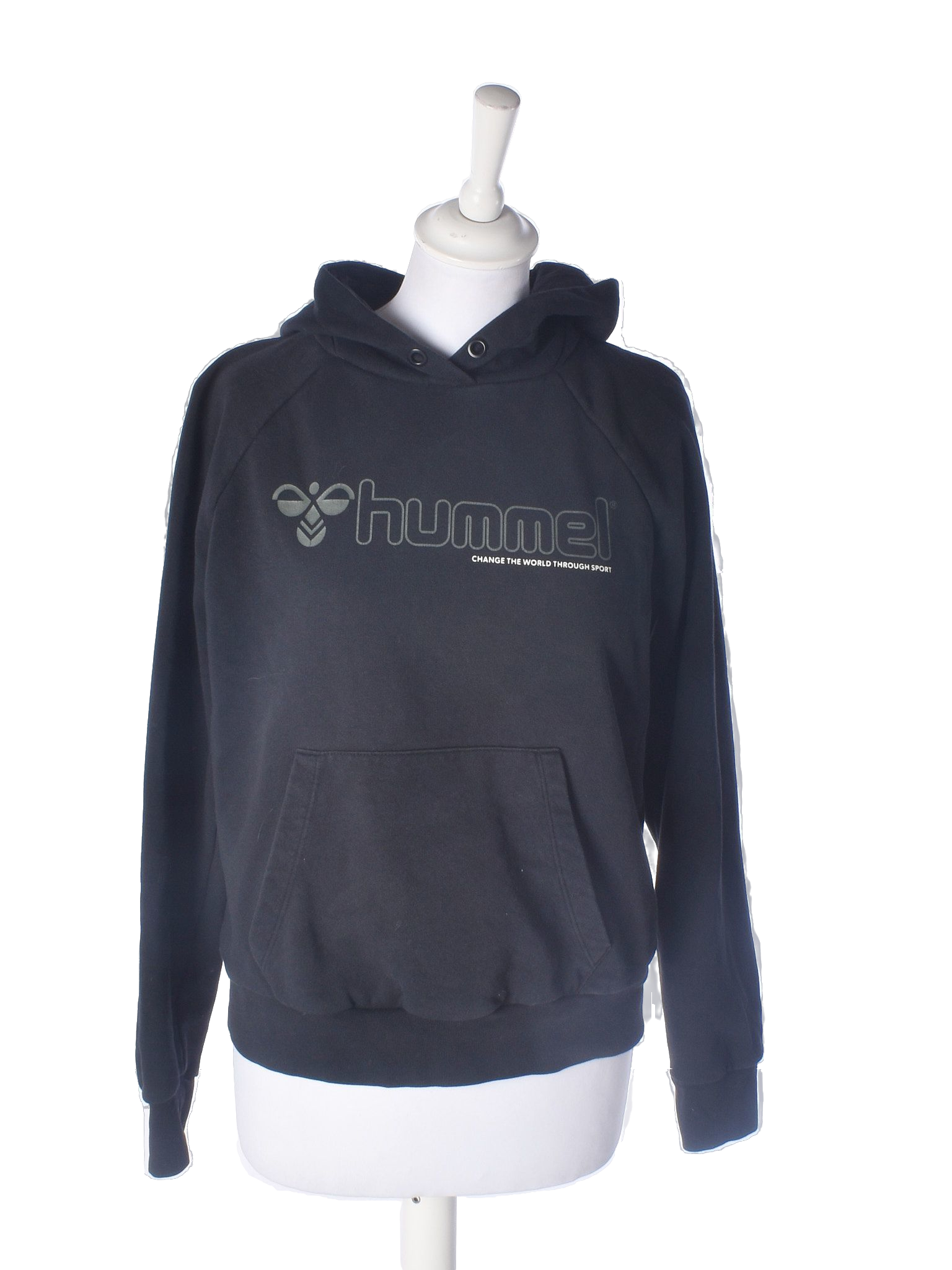 Bomulds Hoodie S / Sort / Kvinde