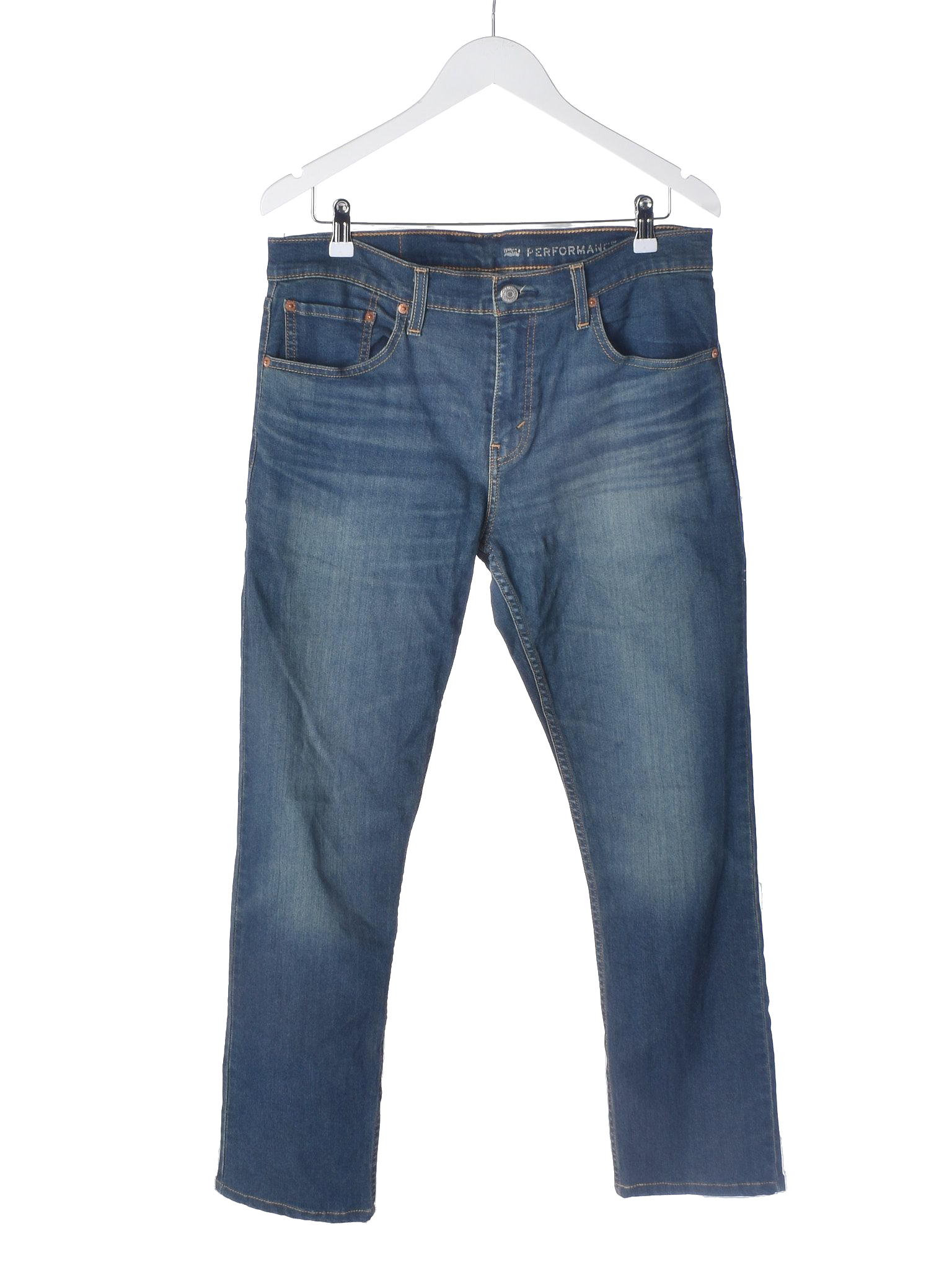 Bomulds Jeans W33 L30 / Blå / Kvinde