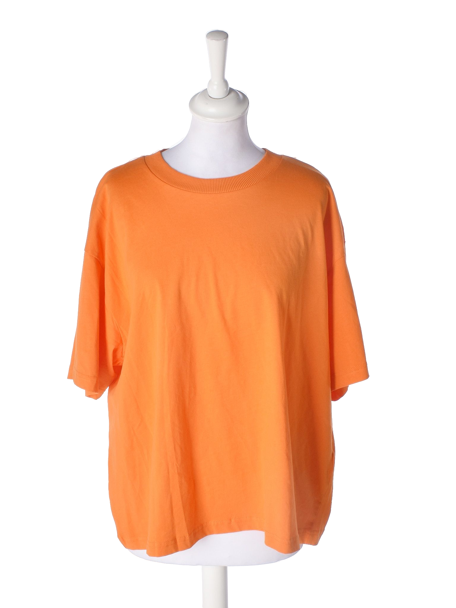 Bomulds T-Shirt 40 / Orange / Kvinde