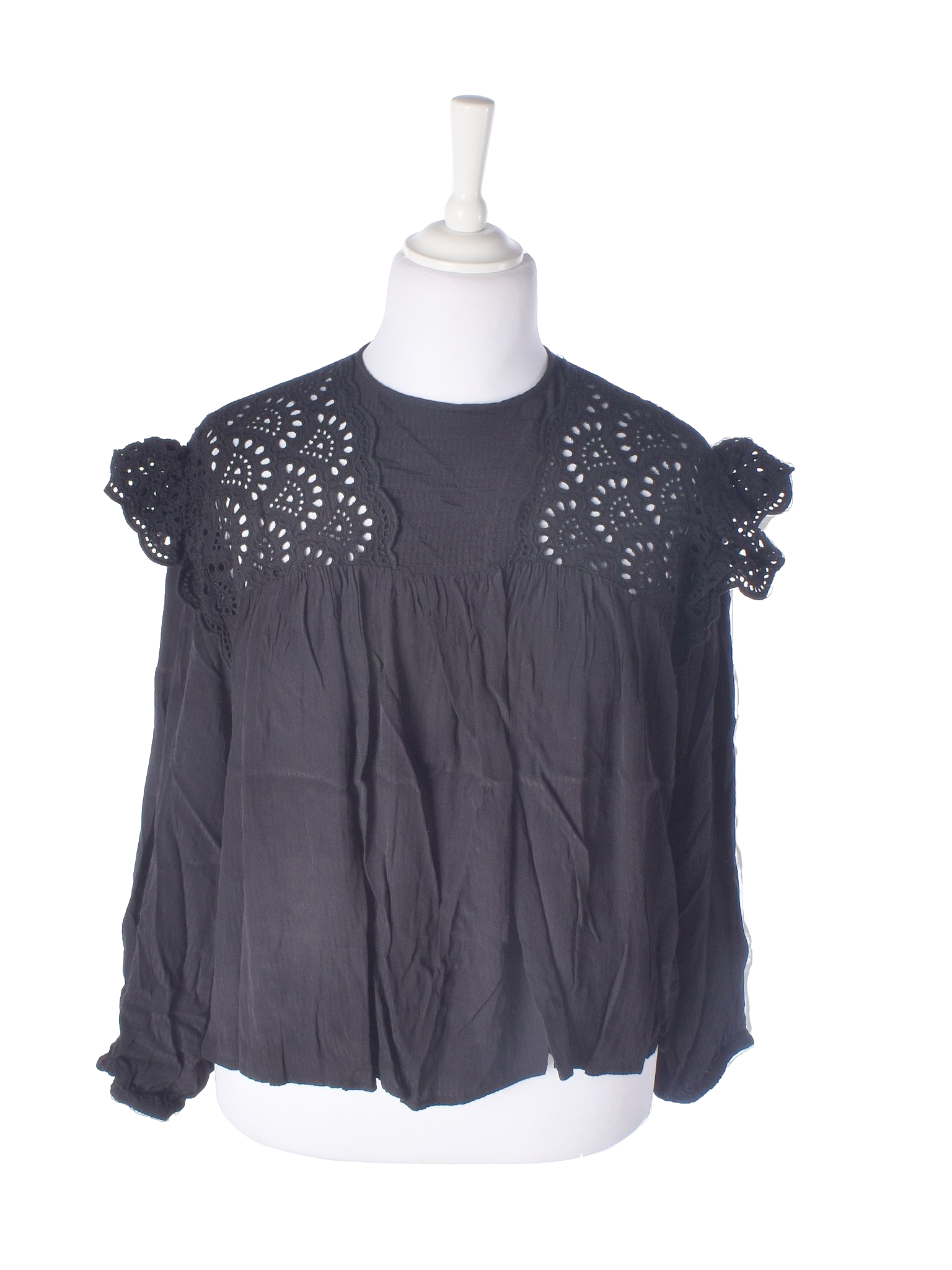 Bluse L / Sort / Kvinde