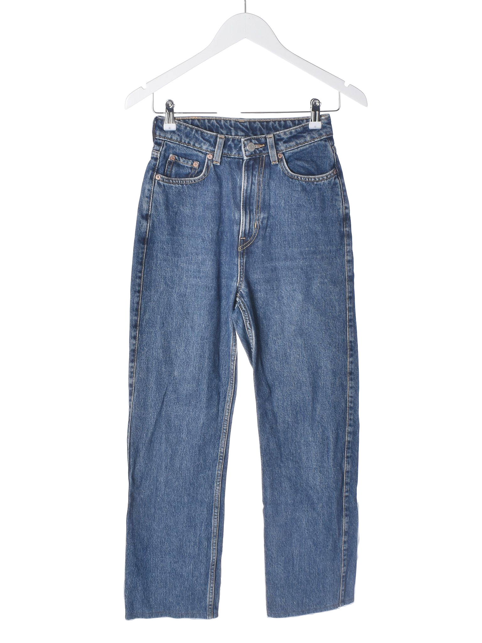 Bomulds Jeans XS / Blå / Kvinde