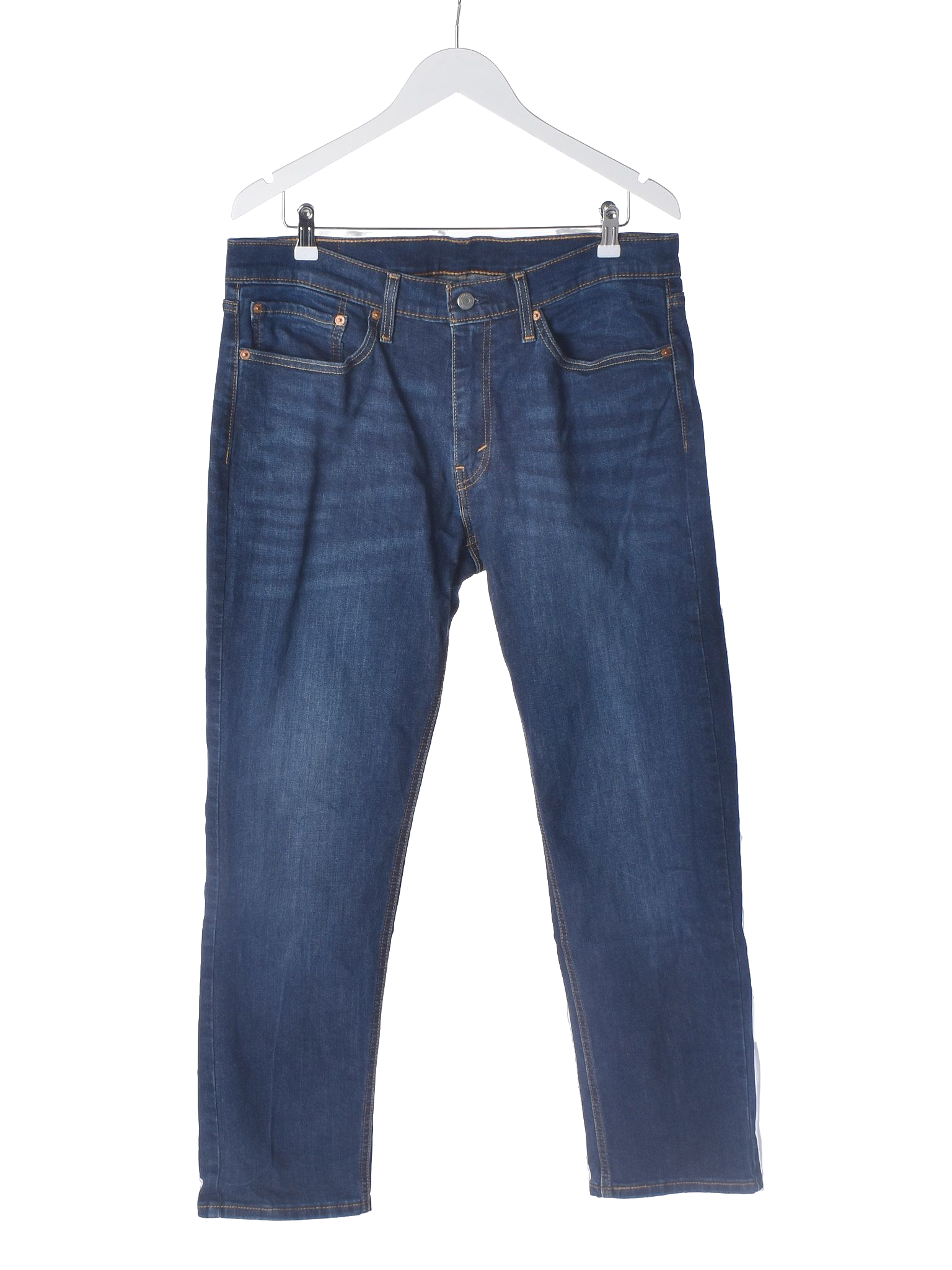 Bomulds Jeans W34 L32 / Blå / Mand