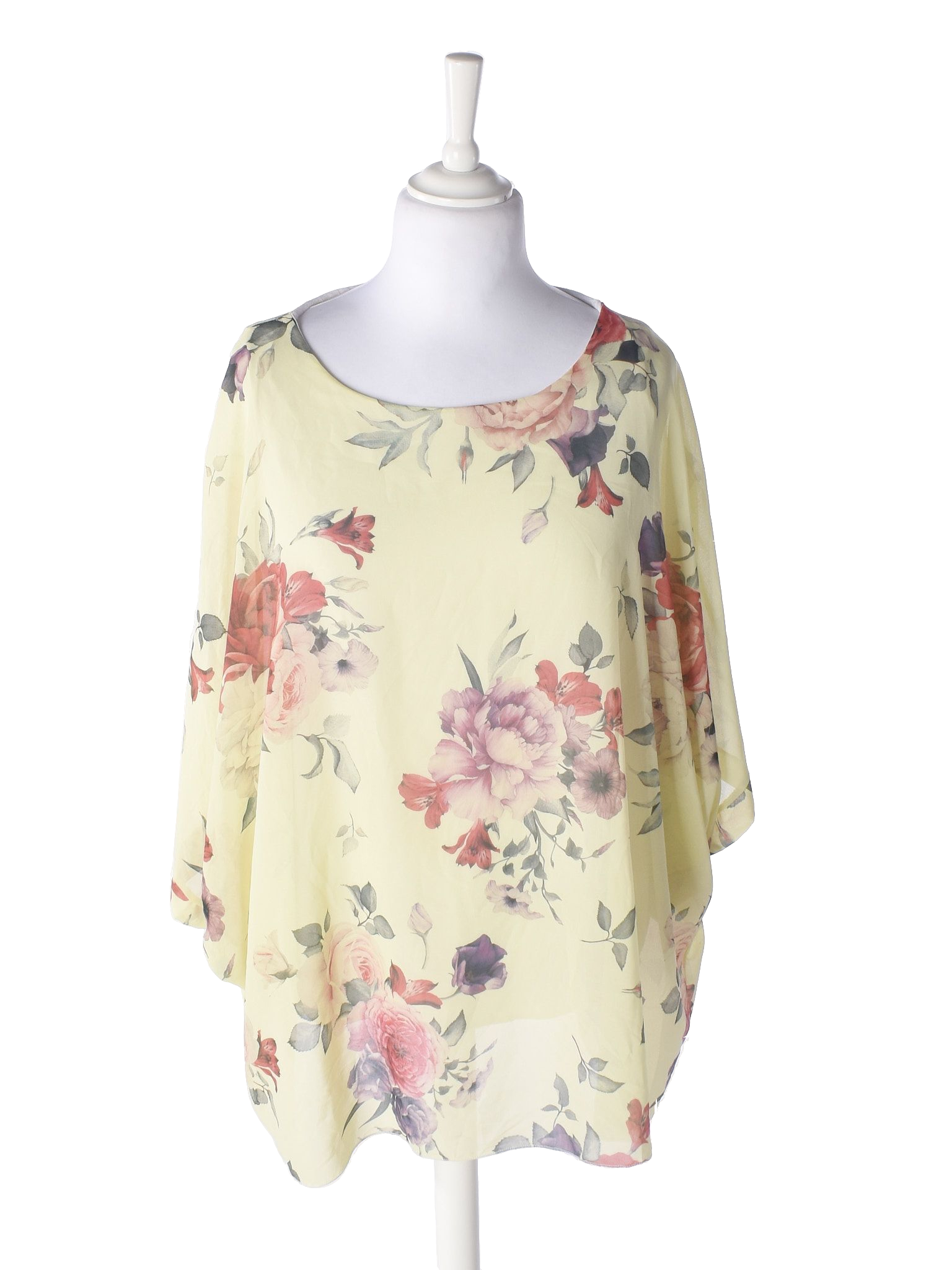 Bluse XXL / Gul / Kvinde