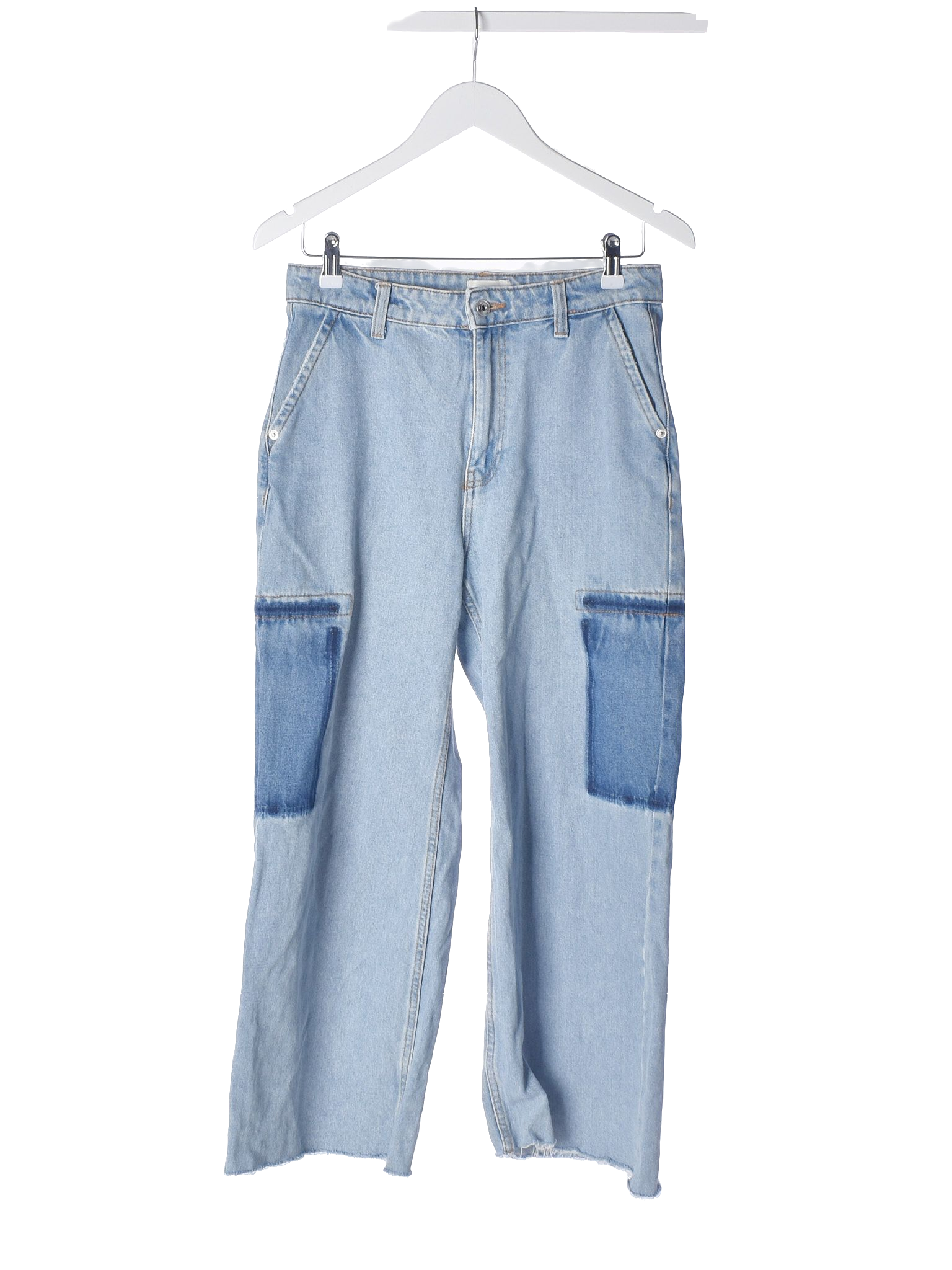 Bomulds Jeans W27 L 32 / Blå / Kvinde