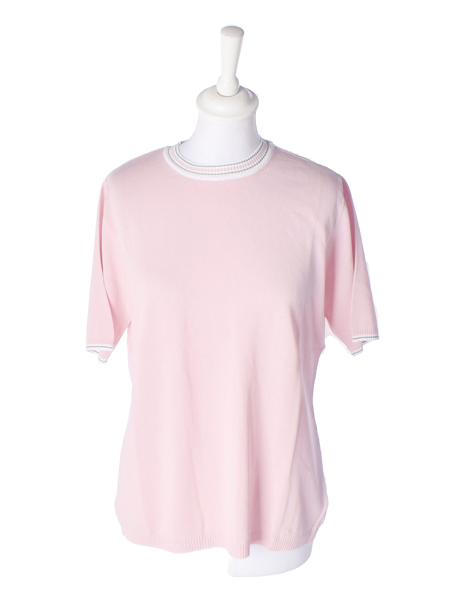 Bomulds T-Shirt 38 / Pink / Kvinde