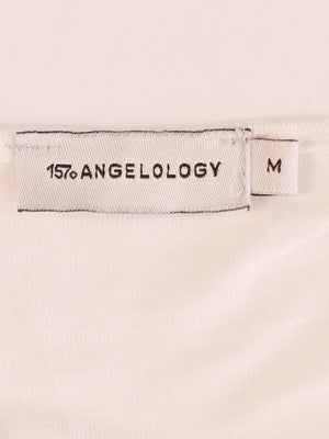 157 Angelology Bluse - M / Hvid / Kvinde - SassyLAB Secondhand