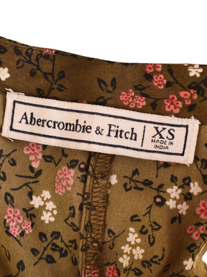 Abercrombie & Fitch Bluse - XS / Blomstret / Kvinde - SassyLAB Secondhand