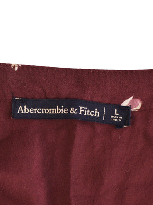 Abercrombie & Fitch Kjole - L / Bordeaux / Kvinde - SassyLAB Secondhand