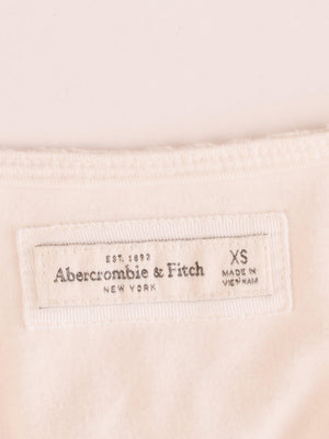 Abercrombie & Fitch Kjole - XS / Hvid / Kvinde - SassyLAB Secondhand
