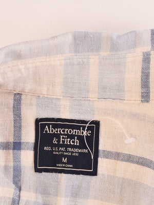 Abercrombie & Fitch Skjorte - M / Blå / Mand - SassyLAB Secondhand