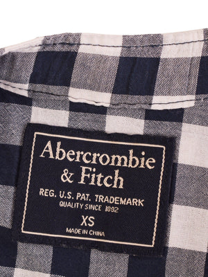 Abercrombie & Fitch Skjorte - XS / Grå / Kvinde - SassyLAB Secondhand