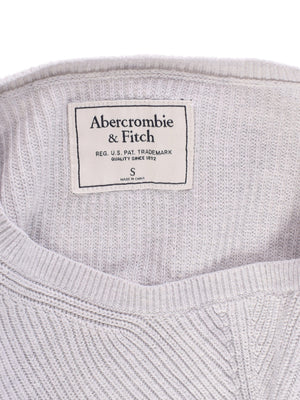 Abercrombie & Fitch Sweater - S / Grå / Kvinde - SassyLAB Secondhand