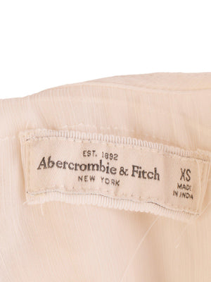 Abercrombie & Fitch Top - XS / Hvid / Kvinde - SassyLAB Secondhand