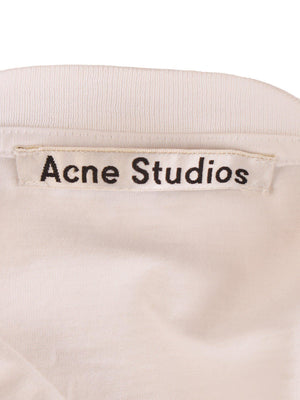 Acne Studios T-Shirt - M / Hvid / Kvinde - SassyLAB Secondhand