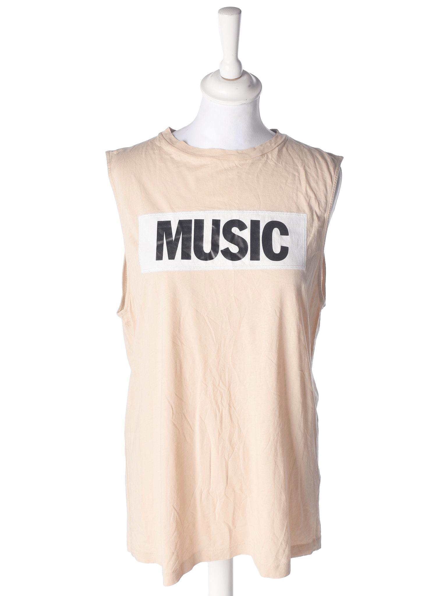 Acne T-Shirt - L / Nude / Kvinde - SassyLAB Secondhand