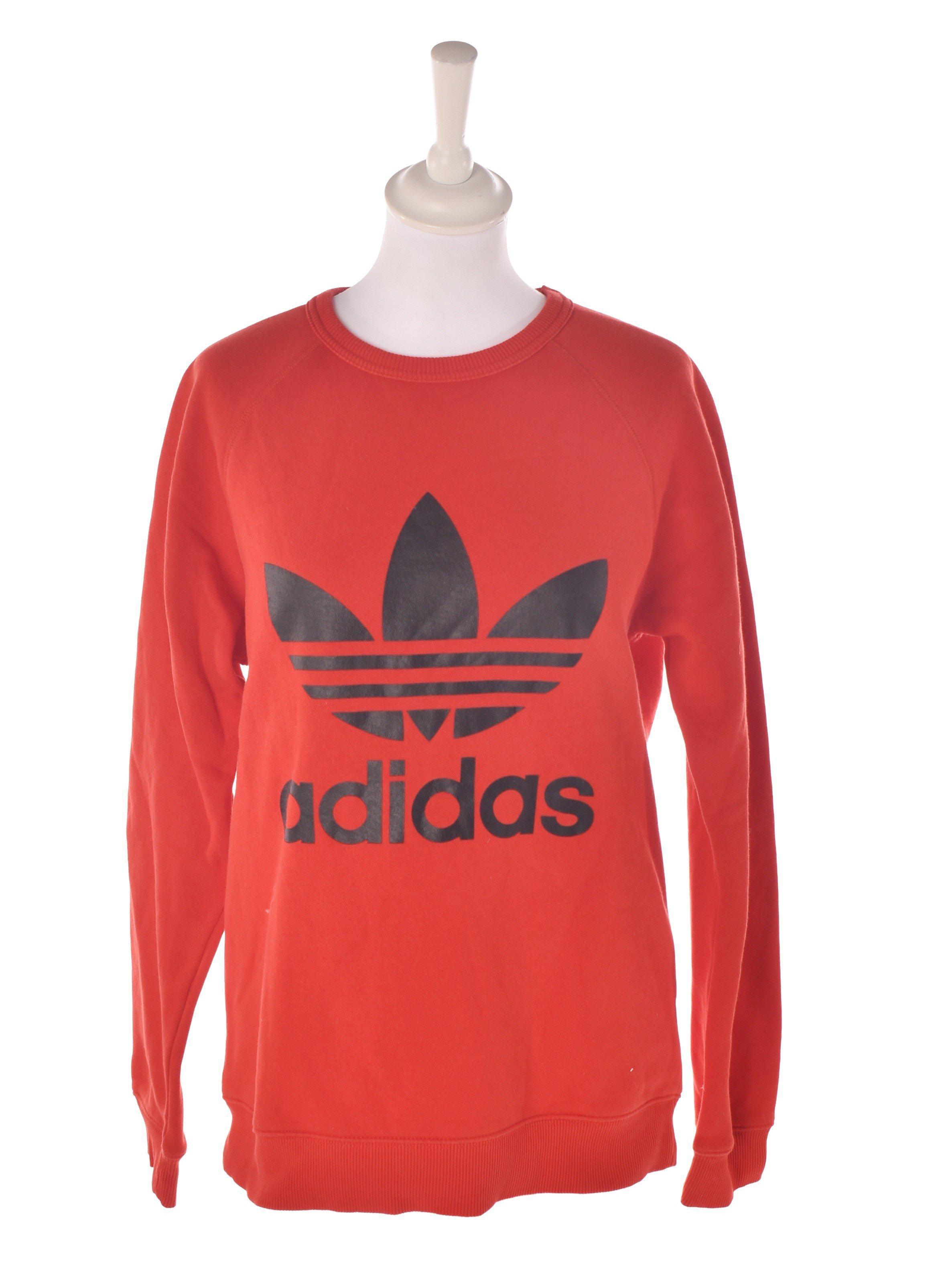 Adidas Sweatshirt - S / Rød / Kvinde - SassyLAB Secondhand