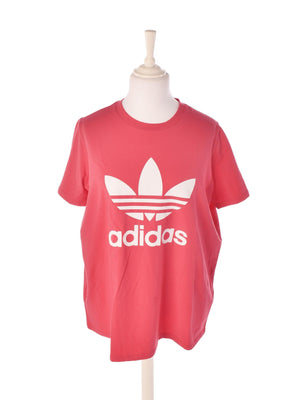 Adidas T-Shirt - XXL / Pink / Kvinde - SassyLAB Secondhand