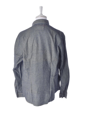 Armani Jeans Skjorte - M / Blå / Mand - SassyLAB Secondhand