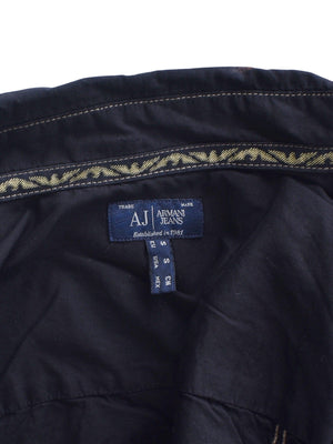 Armani Jeans Skjorte - S / Sort / Mand - SassyLAB Secondhand