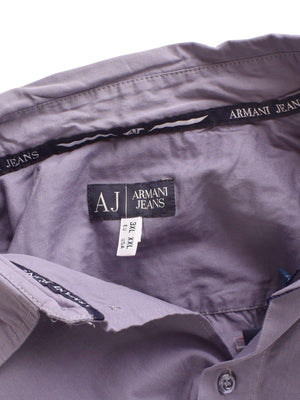 Armani Jeans Skjorte - XXXL / Blå / Mand - SassyLAB Secondhand