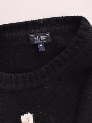 ARMANI JEANS Sweater - 44 / Sort / Kvinde - SassyLAB Secondhand