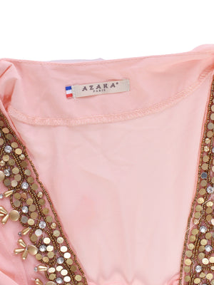 Azaka Paris Bluse - 50 / Pink / Kvinde - SassyLAB Secondhand
