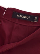 B.Young Kjole - XS / Bordeaux / Kvinde - SassyLAB Secondhand