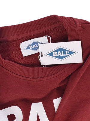 BALL Sweatshirt - M / Bordeaux / Kvinde - SassyLAB Secondhand
