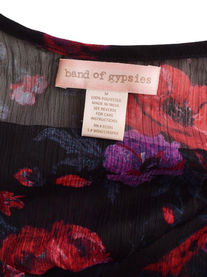 Band Of Gypsies Top - M / Blomstret / Kvinde - SassyLAB Secondhand