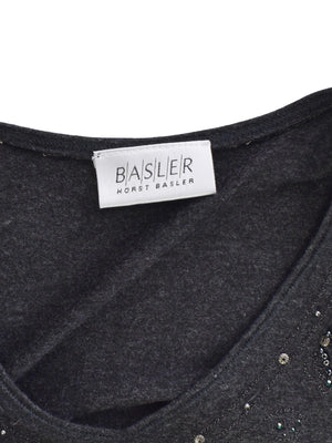 Basler T-Shirt - 38 / Grå / Kvinde - SassyLAB Secondhand