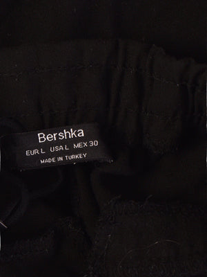 Bershka Bukser - L / Sort / Kvinde - SassyLAB Secondhand