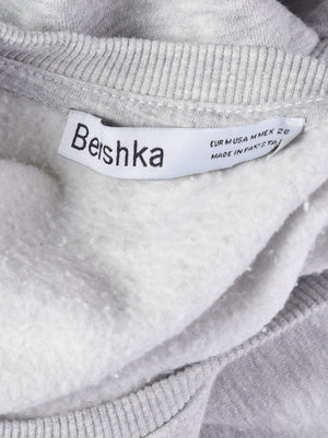 Bershka Sweatshirt - M / Grå / Kvinde - SassyLAB Secondhand