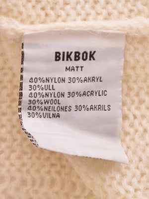 Bik Bok Strik - L / Hvid / Kvinde - SassyLAB Secondhand