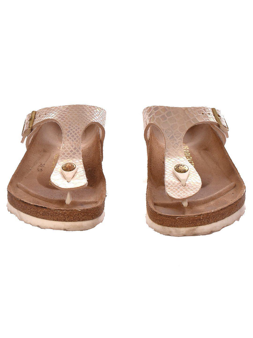 Birkenstock Sko - 35 / Hvid / Kvinde - SassyLAB Secondhand