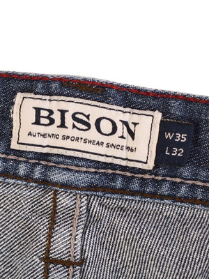 Bison Jeans - L / Blå / Mand - SassyLAB Secondhand