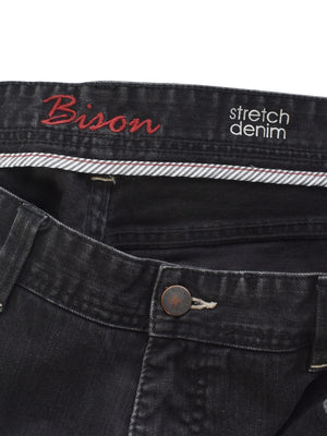 Bison Jeans - W38 L30 / Sort / Unisex - SassyLAB Secondhand
