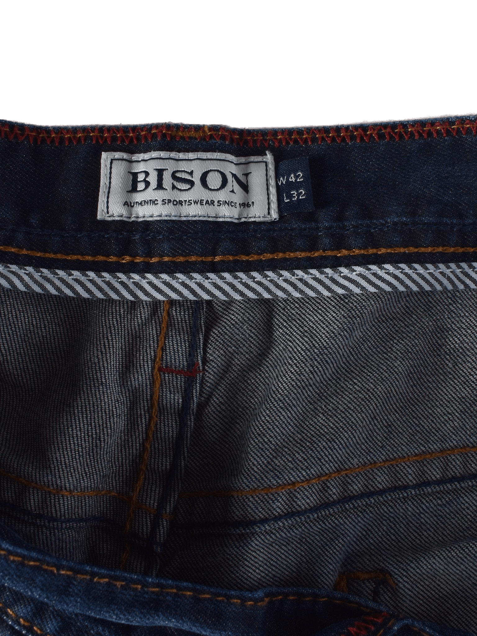 Bison Jeans - W42 L32 / Blå / Mand - SassyLAB Secondhand