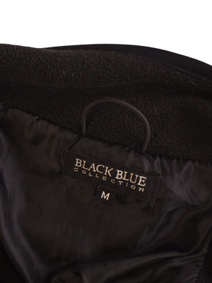 Black Blue Fleece - M / Sort / Mand - SassyLAB Secondhand