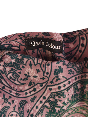 Black Colour Kimono - One Size / Rosa / Kvinde - SassyLAB Secondhand