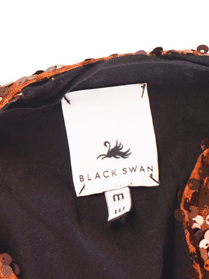 Black Swan Blazer - M / Brun / Kvinde - SassyLAB Secondhand