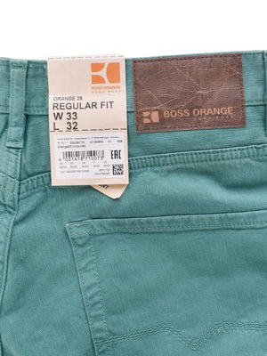 Boss Orange Jeans - W33 L32 / Grøn / Unisex - SassyLAB Secondhand