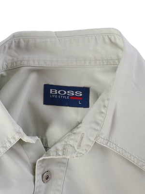 Boss Skjorte - L / Grøn / Mand - SassyLAB Secondhand