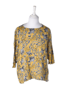 Brandtex Bluse - 48 / Gul / Kvinde - SassyLAB Secondhand