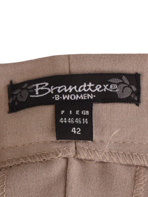 Brandtex Bukser - 42 / Beige / Kvinde - SassyLAB Secondhand
