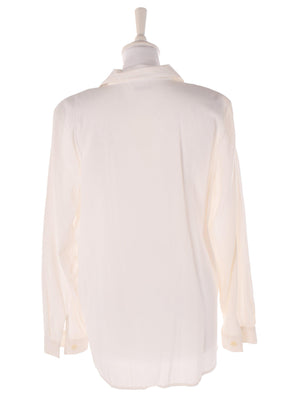 Brandtex Skjorte - 42 / Hvid / Kvinde - SassyLAB Secondhand