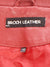 Broch Leather Jakke - 40 / Rød / Kvinde - SassyLAB Secondhand
