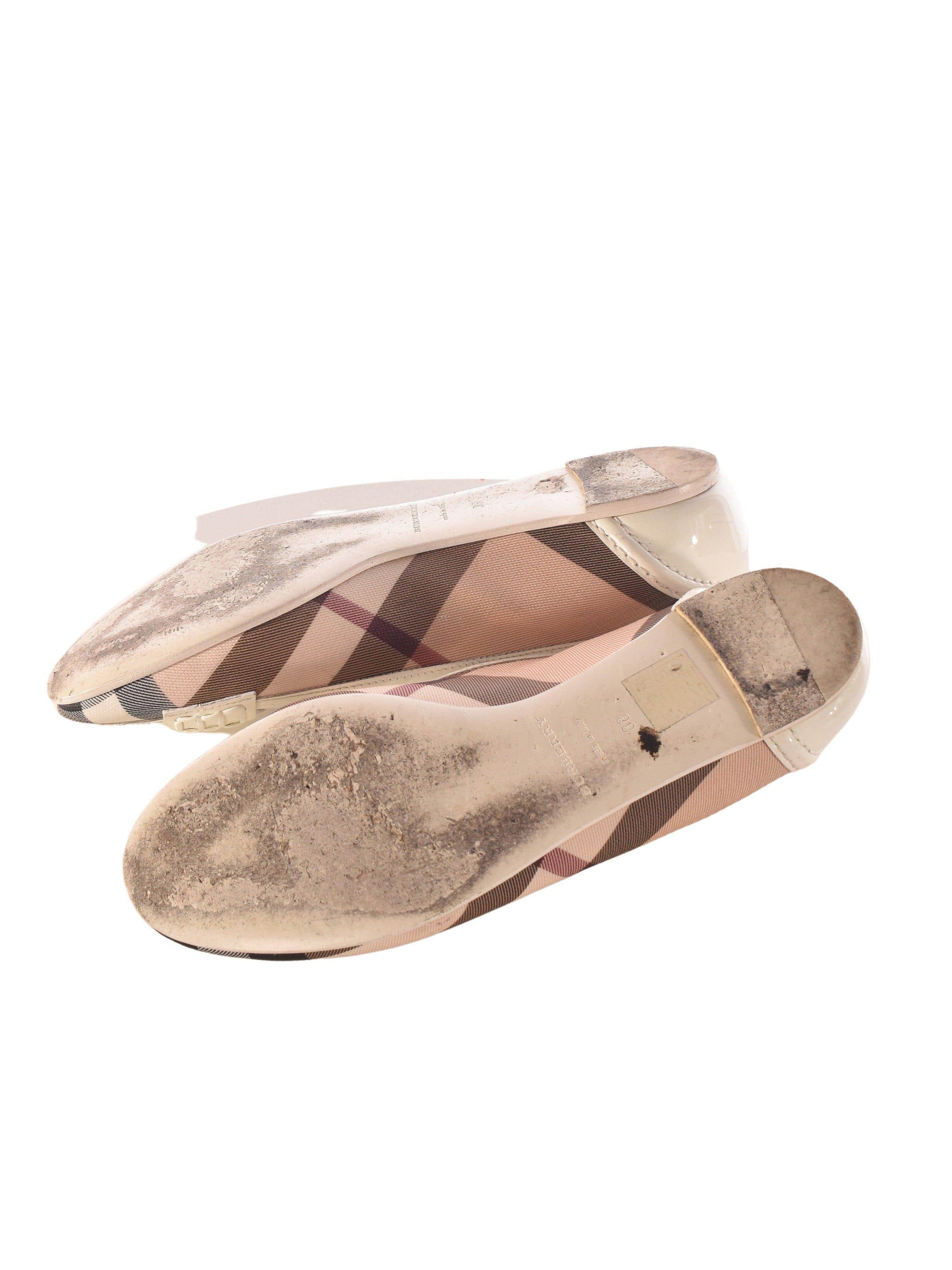 Burberry Ballerina - 38 / Beige / Kvinde - SassyLAB Secondhand