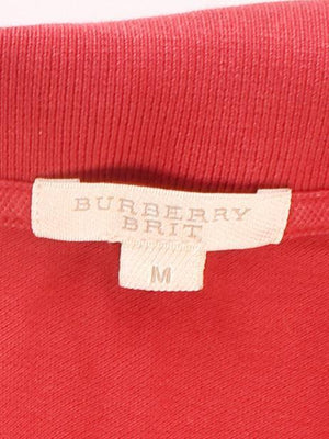 Burberry Bluse - M / Rød / Kvinde - SassyLAB Secondhand
