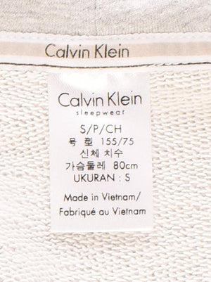 Calvin Klein Hoodie - S / Grå / Kvinde - SassyLAB Secondhand