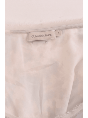 Calvin Klein Jeans T-Shirt - S / Grå / Kvinde - SassyLAB Secondhand
